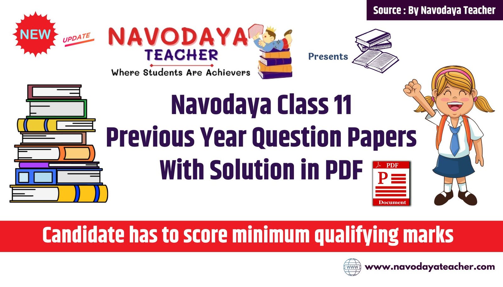 Navodaya Vidyalaya Class 11 Old Papers with Solution in PDF