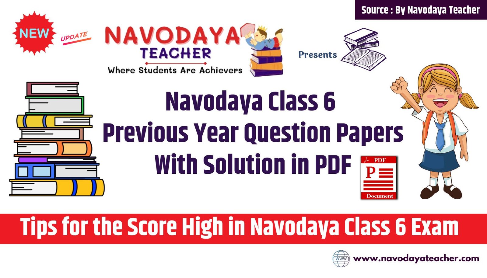 Navodaya Vidyalaya Class 6 Old Papers with Solution in PDF