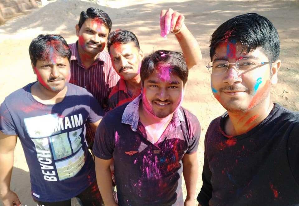 Navodyan-Teachers-Enjoying Holi at Gujarat