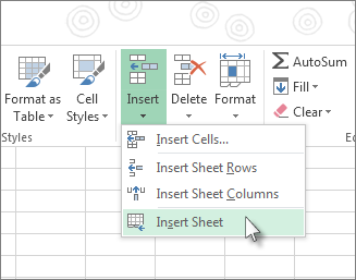 creating sheets in ms excel 2024