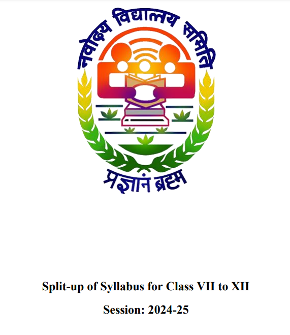 Jawahar Navodaya Vidyalaya (JNV) Class wise Syllabus in PDF 2024