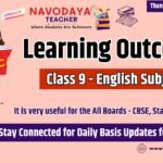 Learning Outcomes for Class 9 English Subject in PDF