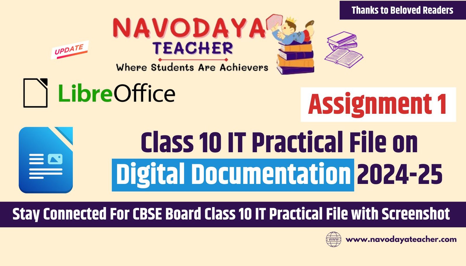 Class 10 IT Practical File on Digital Documentation 2024-25 (Assignment 1)