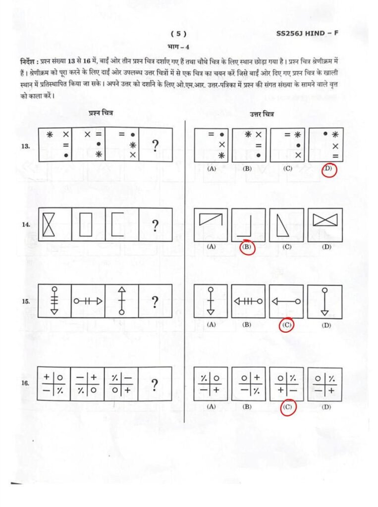 Navodaya Class 6 Hindi Paper with Solution on 18.01.2025 Page 5