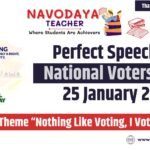 Speech on National Voters Day - 25 January 2025