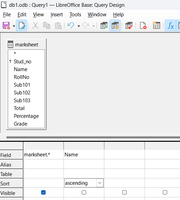 Sorting - Query