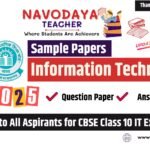 Download CBSE Class 10 IT Sample Paper for 2024-25 in PDF