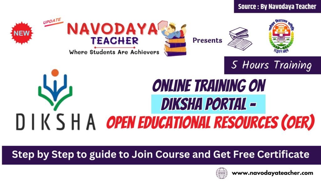 5 Hours Training on Open Educational Resources Diksha Portal