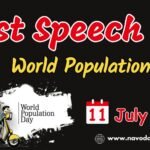 Best Speech for World Population Day - 11 July 2025