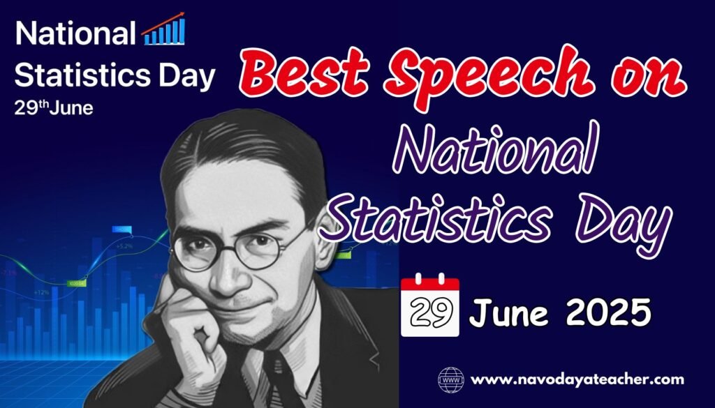 Best Speech on National Statistics Day - 29 June 2025
