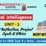 Class 9 AI Unit 1 - AI Reflection, Project Cycle & Ethics Notes 2025