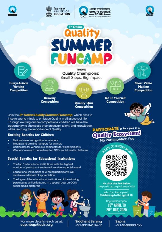 Competitions in Quality Summer Fun Camp 2025