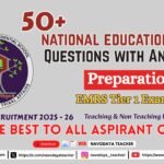 50 NEP Questions with Answers for EMRS Tier 1 Exam 2025-26