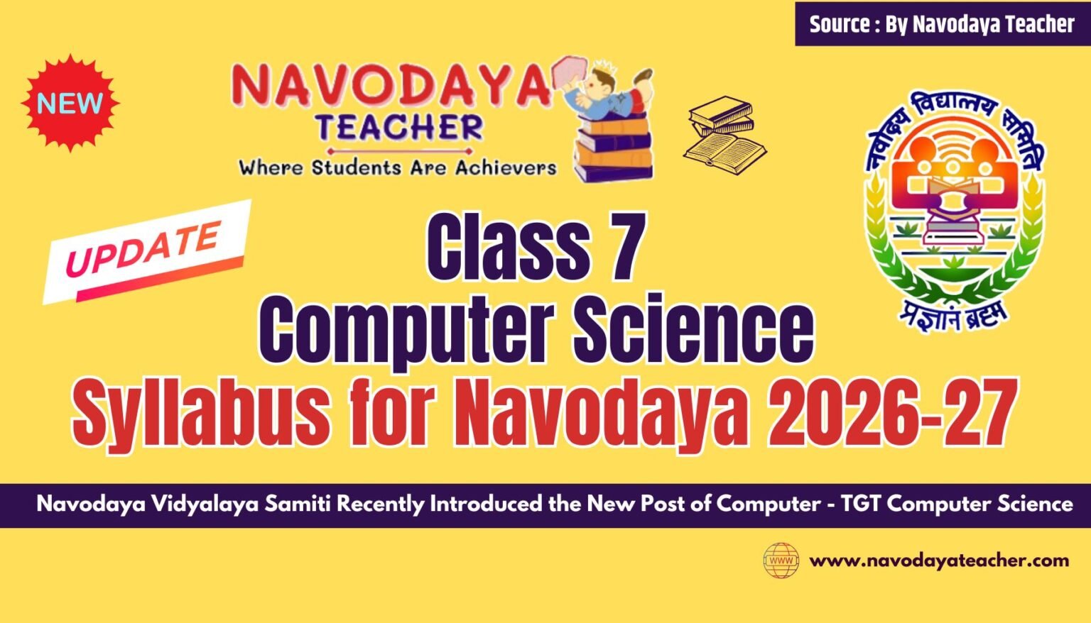 computer science syllabus overview | pdf | computer... Latest Class 7 Computer Science Syllabus for Navodaya 2026-27