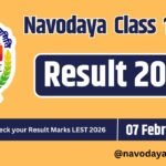 Navodaya Class 11 LEST - Result Official Declared 2026