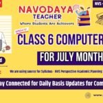 Navodaya Class 6 Computer Subject July Month Notes 2026