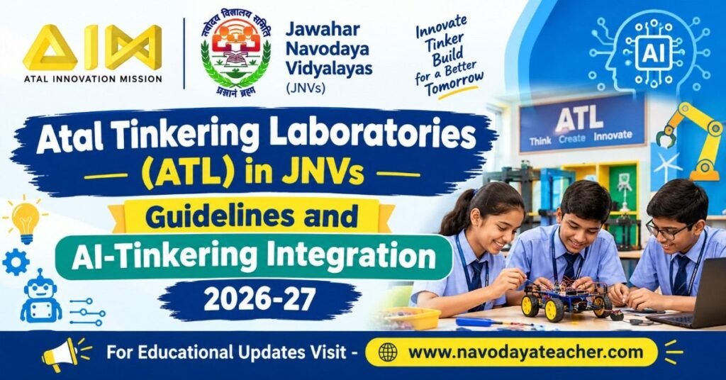 Atal Tinkering Labs in JNVs: Guidelines 2026-27
