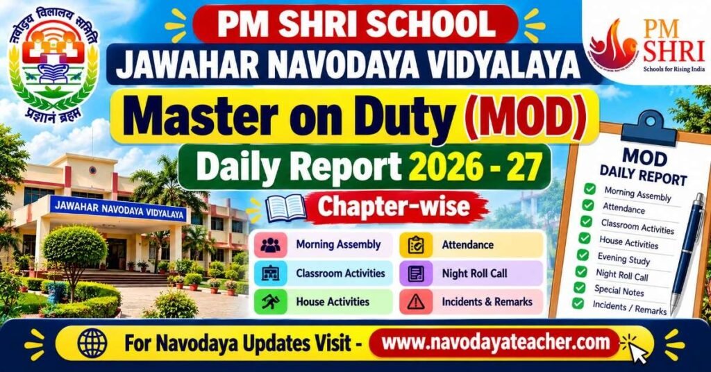 MOD in JNVS